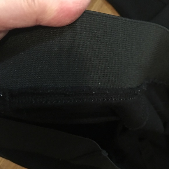 Black Leggings 2” Waistband Size 8 - Picture 6 of 8